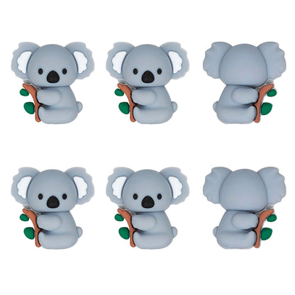 New 3D Koala Focal Silicone Beads