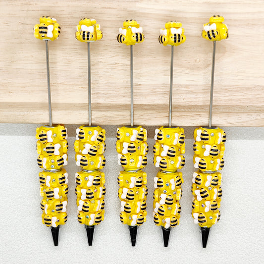 New Bee Beadable Pen Blank for DIY Pen Jewelry Making