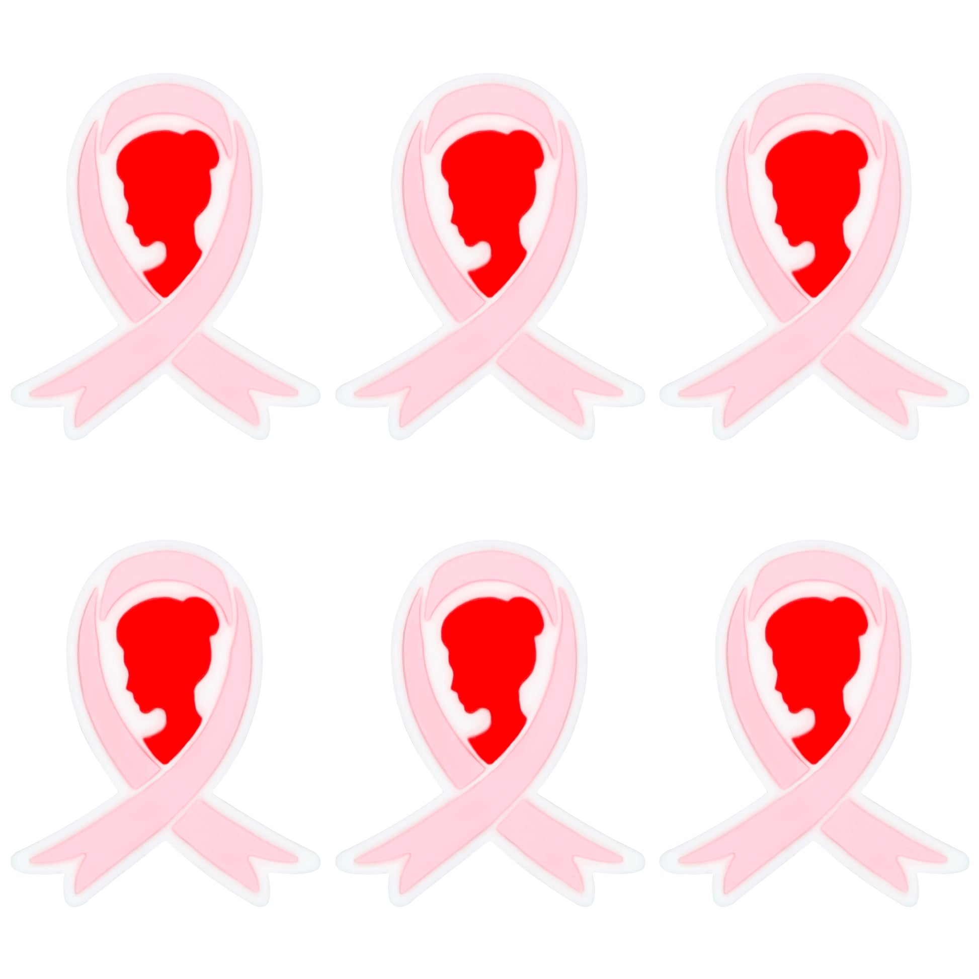 New Pink Ribbon Breast Cancer Awareness Focal