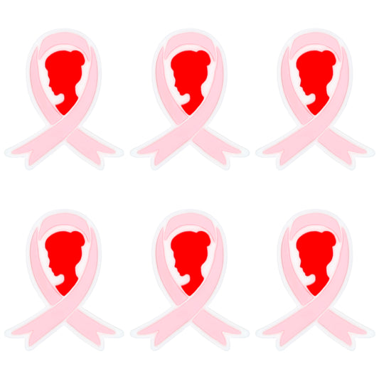 New Pink Ribbon Breast Cancer Awareness Focal