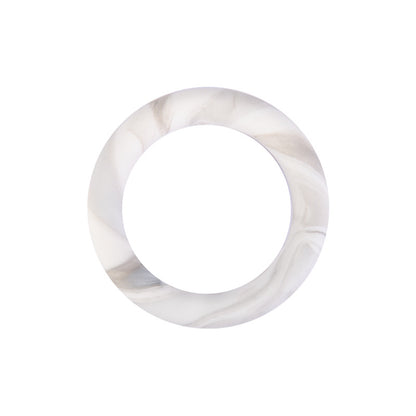 65mm Silicone Round Ring with 2 hole