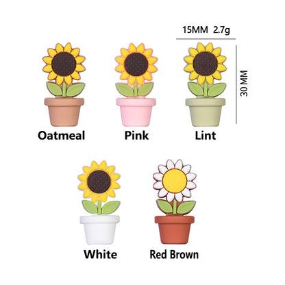 Sunflower Plant Pot Focal