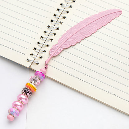 Beadable Feather Bookmark Blank- Add Your Charm