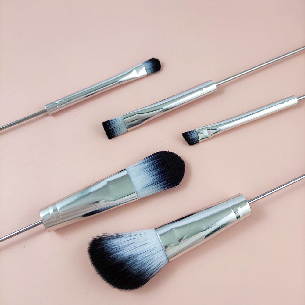Mrbite 5pcs/set  Beadable Makeup Brush Blank