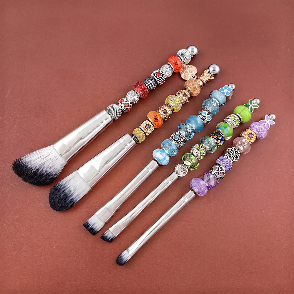 Mrbite 5pcs/set  Beadable Makeup Brush Blank