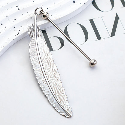 Beadable Feather Bookmark Blank- Add Your Charm
