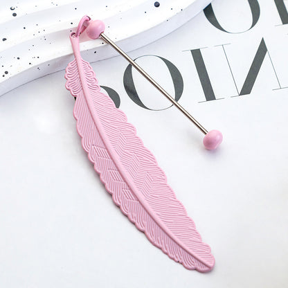 Beadable Feather Bookmark Blank- Add Your Charm
