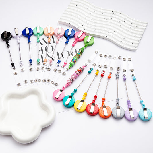 Beadable Badge Reels,Beadable Bars-Blank