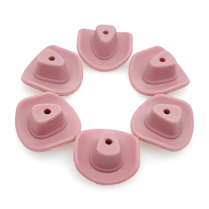 Cowboy Hat Focal Beads Silicone Beads 20*20mm