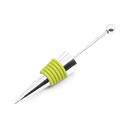 2Pcs/Lots Beadable Wine Stopper Blank - Add Beads