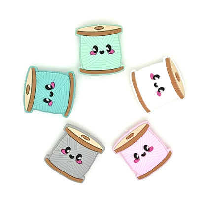 Yarn Spool Focal Beads