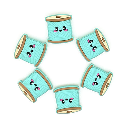 Yarn Spool Focal Beads