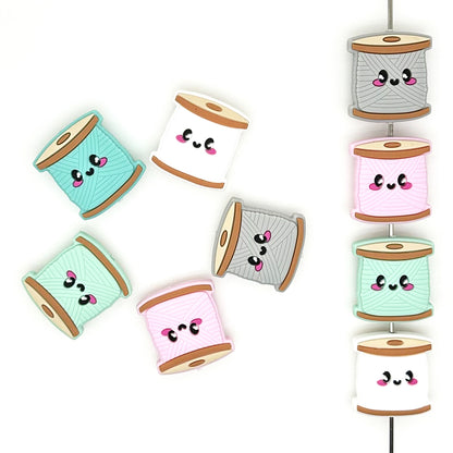 Yarn Spool Focal Beads