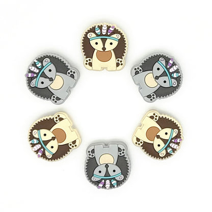 Indian Hedgehog Focal Beads