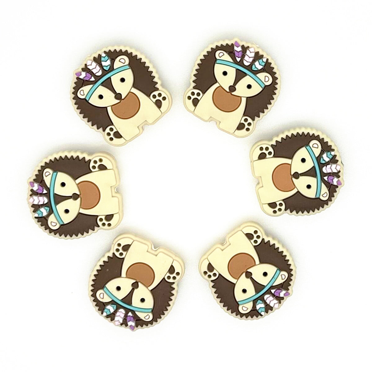 Indian Hedgehog Focal Beads