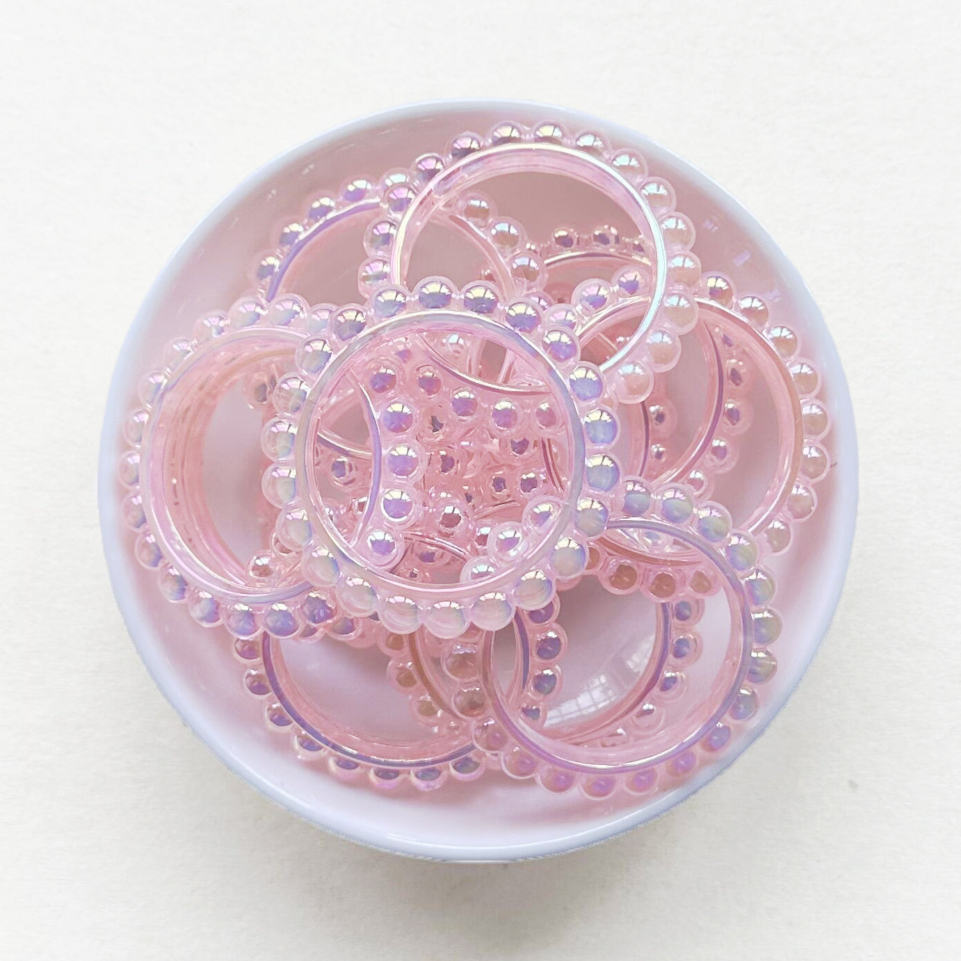 43mm Round Acrylic Focal Frame With 2 Hole