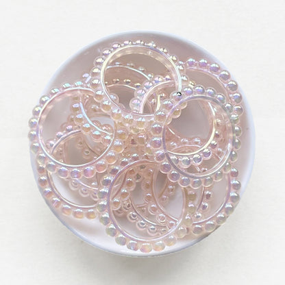 43mm Round Acrylic Focal Frame With 2 Hole