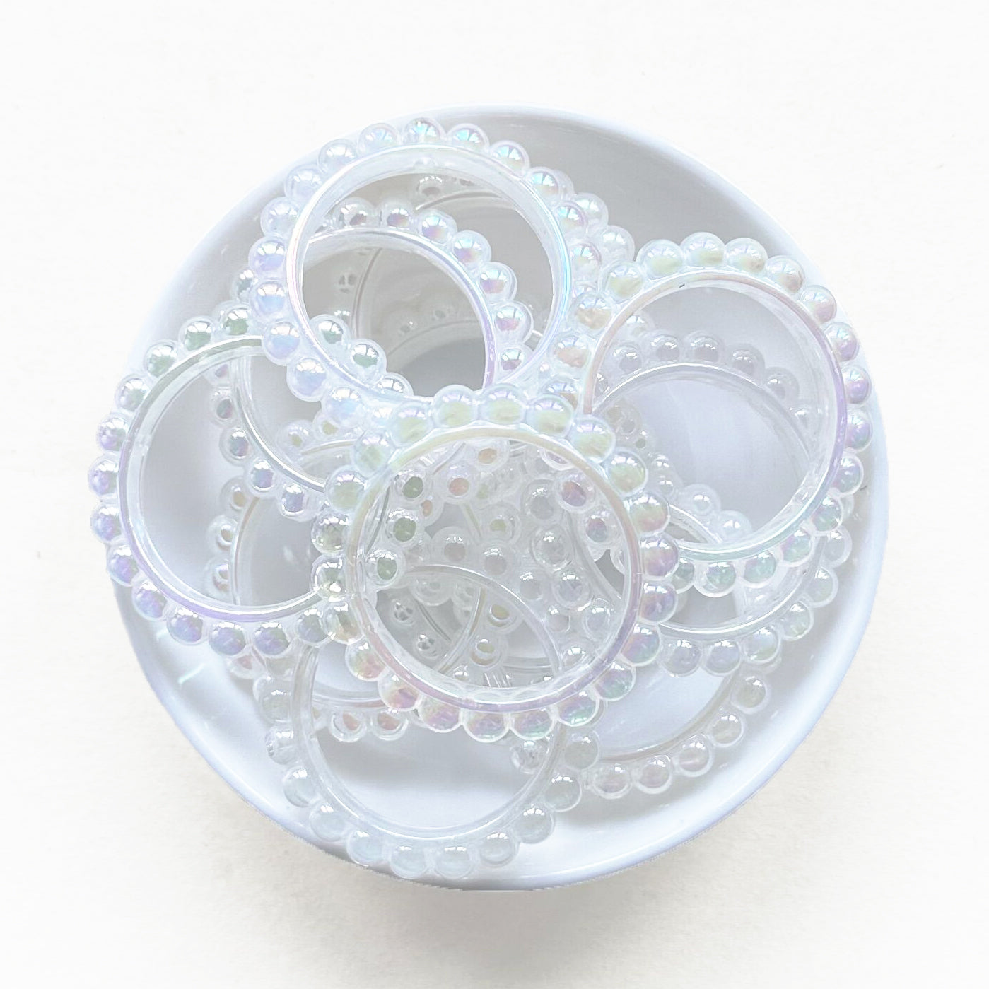 43mm Round Acrylic Focal Frame With 2 Hole