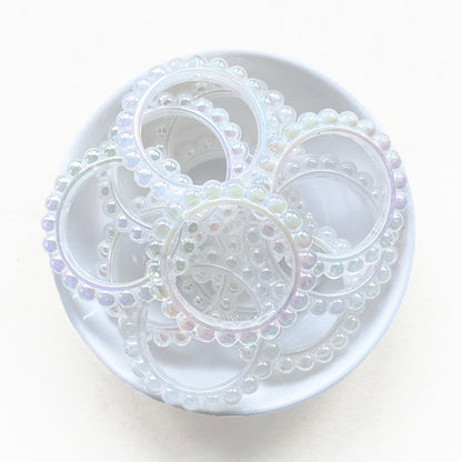 43mm Round Acrylic Focal Frame With 2 Hole