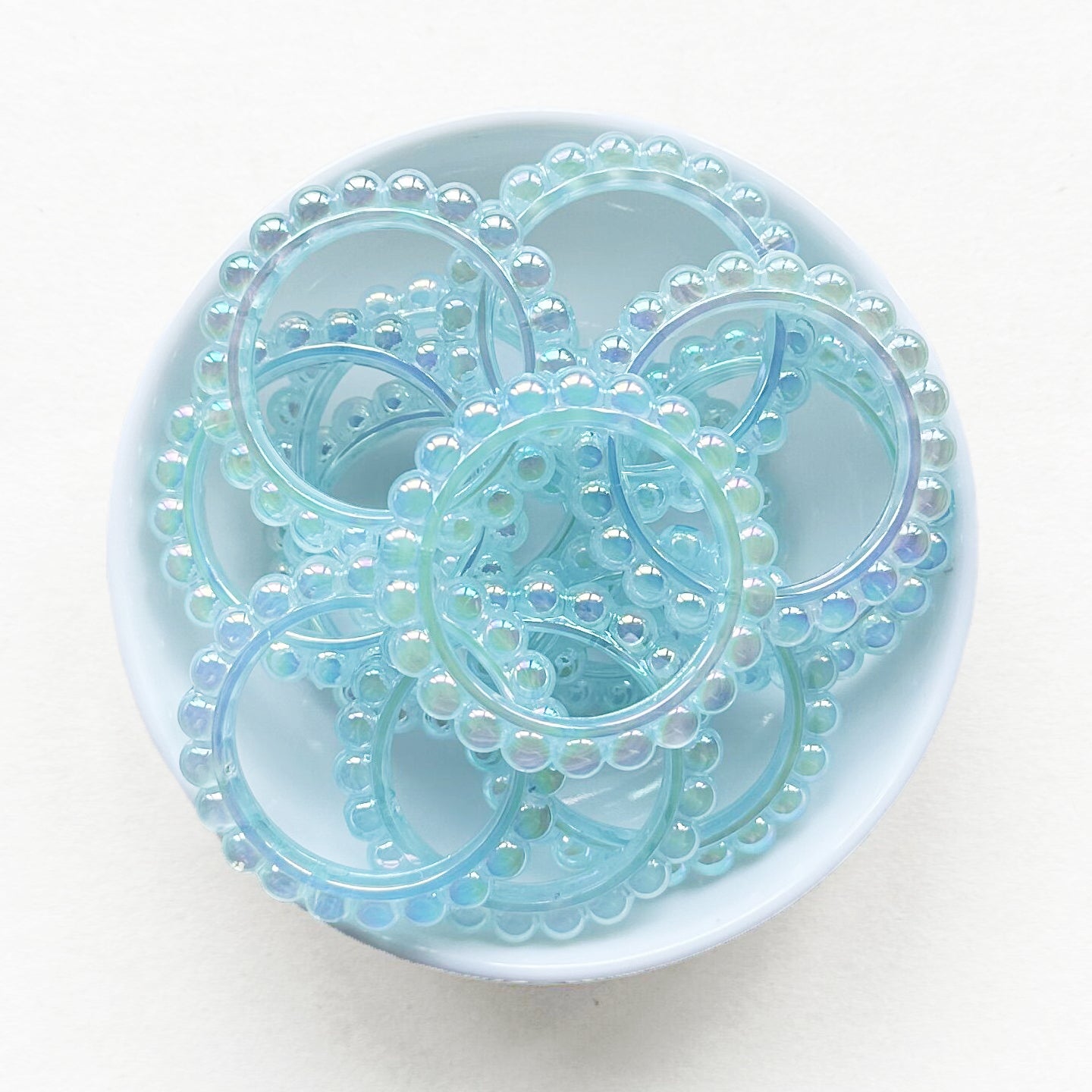 43mm Round Acrylic Focal Frame With 2 Hole
