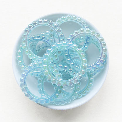 43mm Round Acrylic Focal Frame With 2 Hole