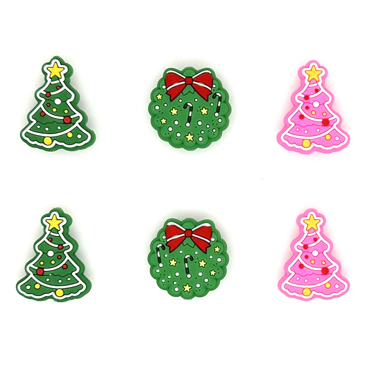 Christmas Tree Wreath Focal Beads