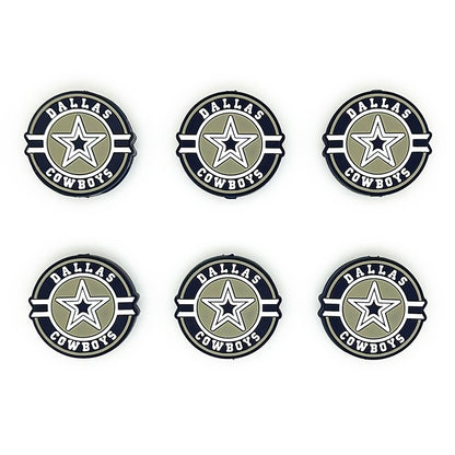 Football Team Focal Silicone Beads