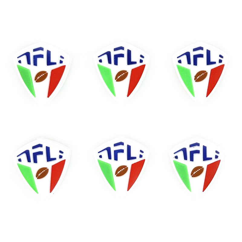 Football Team Focal Silicone Beads