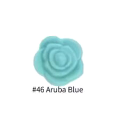 50Pcs/Lots Mini Double-Faced Rose Flower Silicone Beads - 20mm