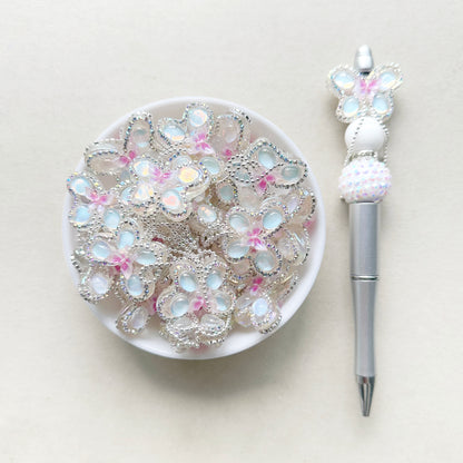 Bling Tassels Butterfly Beads, Fancy Dangle Beads, Butterfly Beads