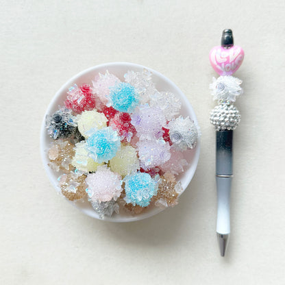 Assorted Crystal Pave Sugar Beads, Fancy Beads