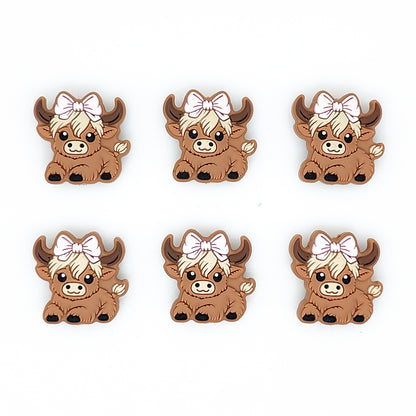 Girl Highland Cow Focal