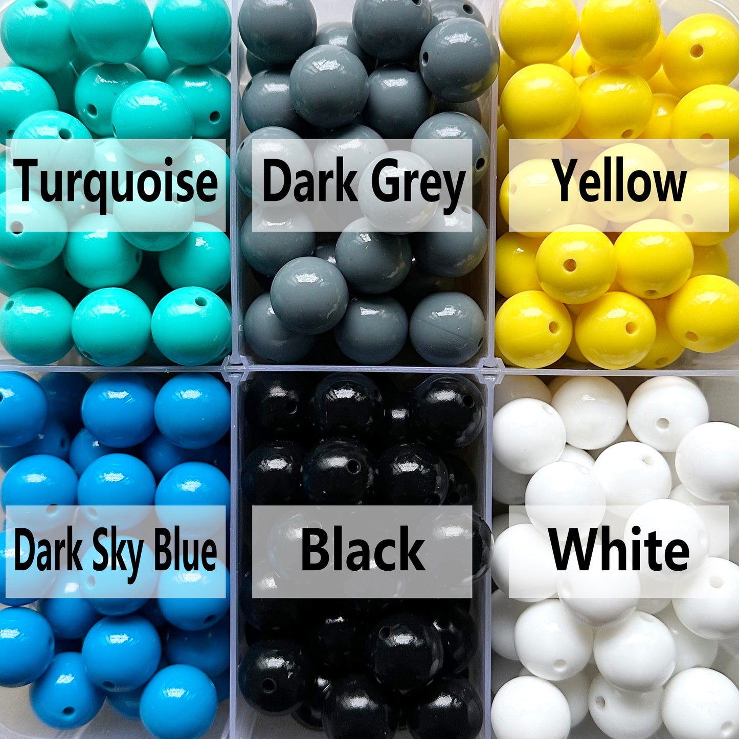 15mm Shiny Round Liquid Silicone Beads Wholesale