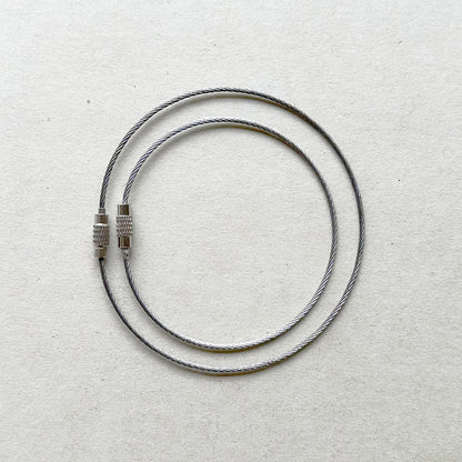 10Pcs/Lot Beadable Stainless Steel Wire Ring Blank