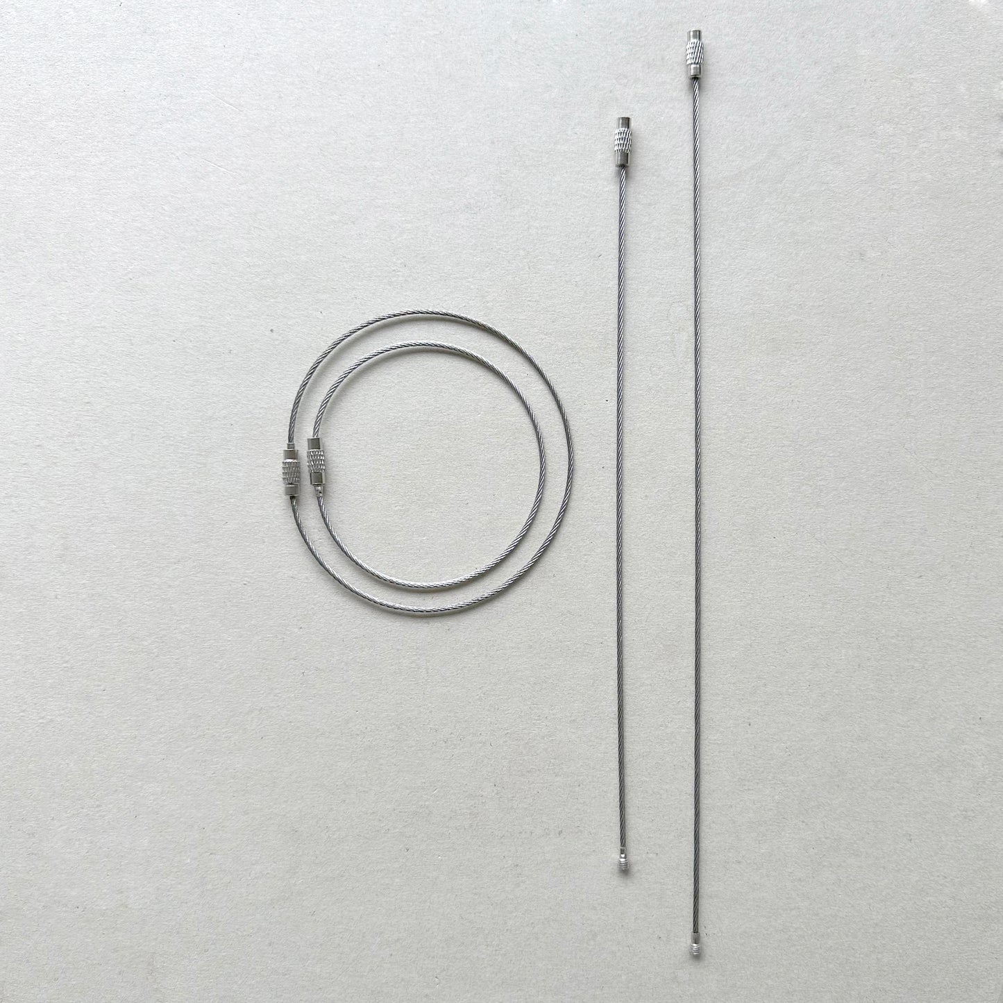 10Pcs/Lot Beadable Stainless Steel Wire Ring Blank