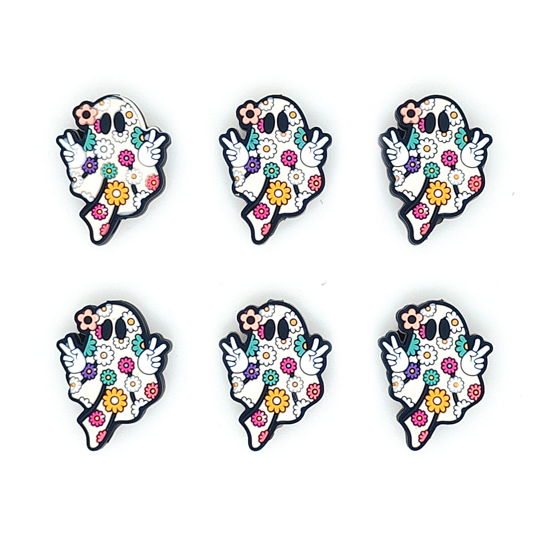 Colorful Floral Ghost Focal