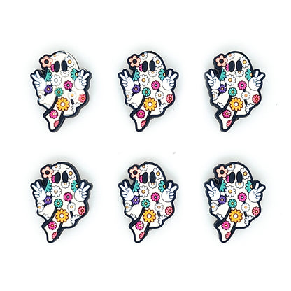 Colorful Floral Ghost Focal