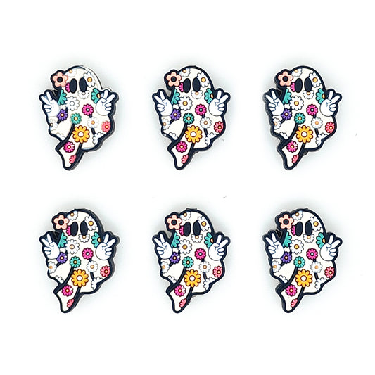 Colorful Floral Ghost Focal