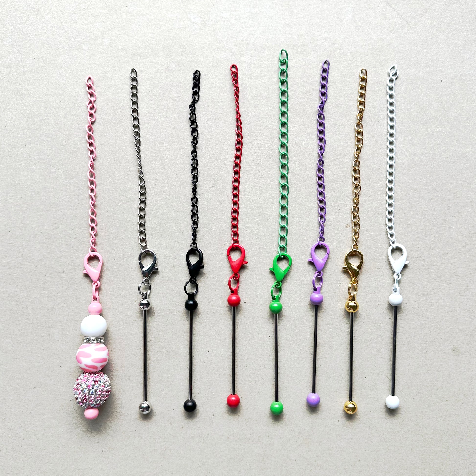 Beadable Pendant Charm Blank for Tumbler Cup Handle Accessories