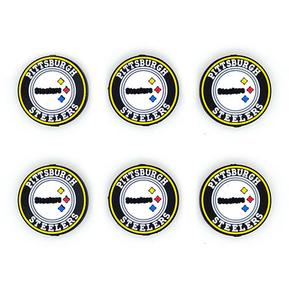 Football Team Focal Silicone Beads