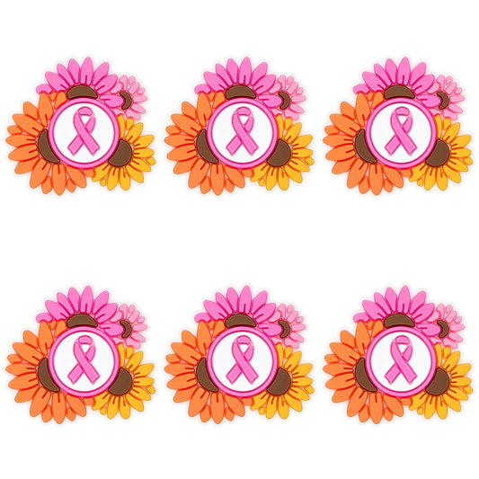 Ribbon Breast Cancer Sunflower Focal