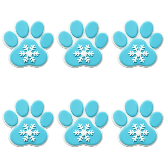 Snowflake Dog Paw Focal
