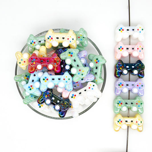 UV Gamepad Acrylic Beads,Acrylic Focal Beads