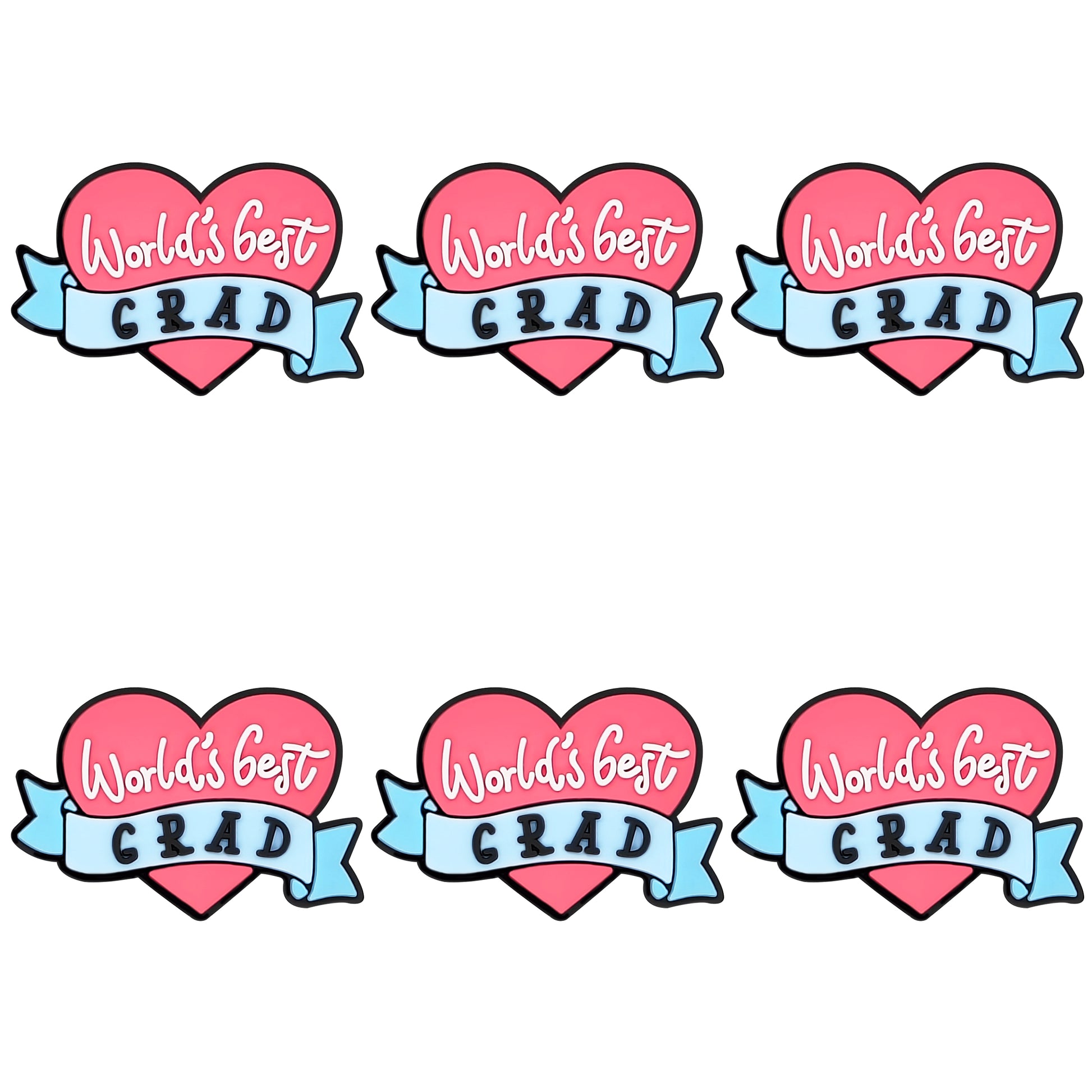World's Best GRAD Heart Focal