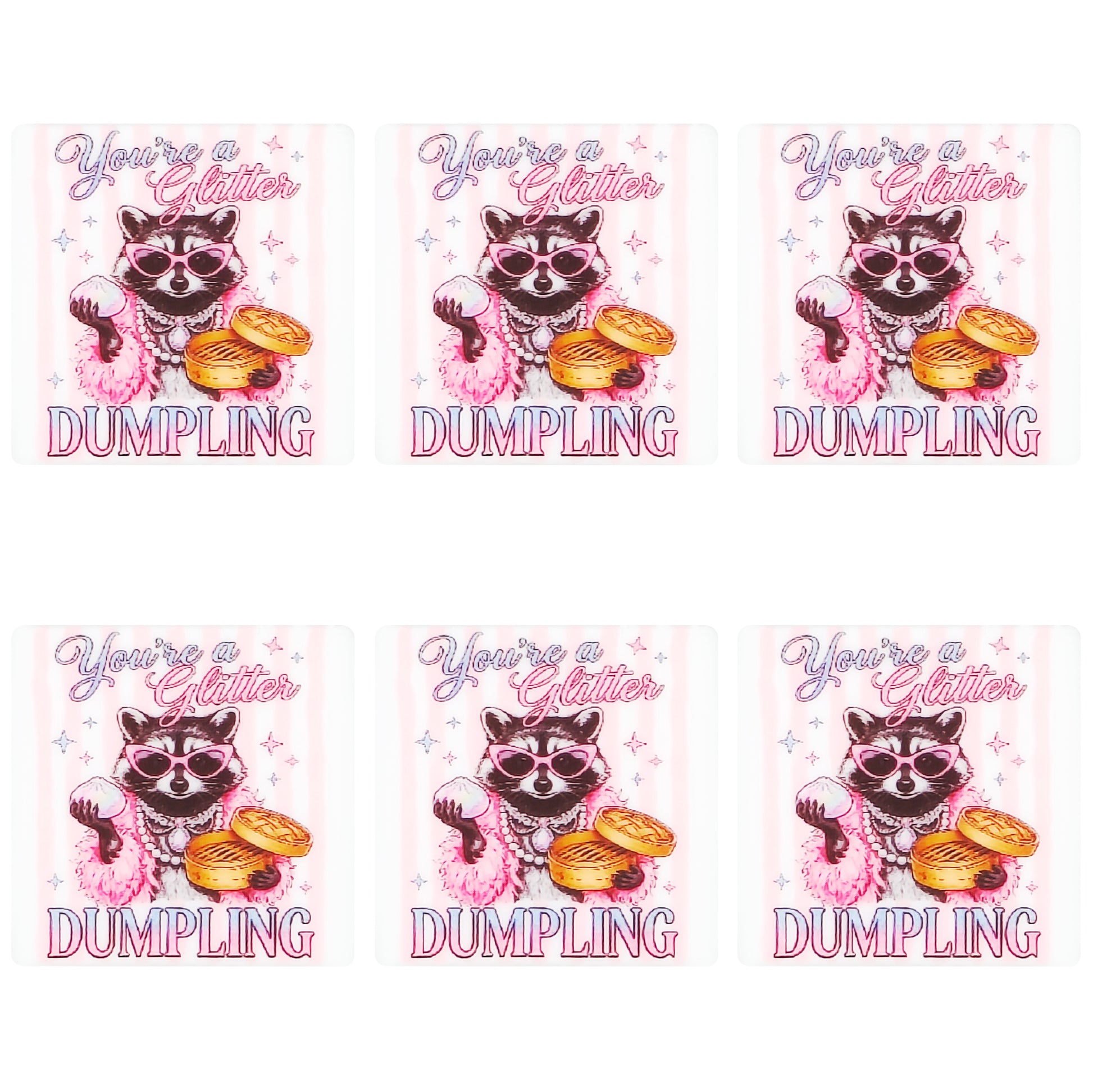 You Call Me Dumpling Square Print Focal