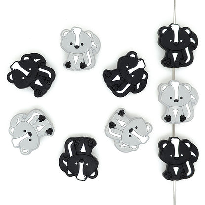 Skunk Focal Beads