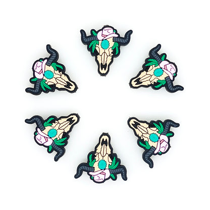 Western Skeleton Cow Head Focal