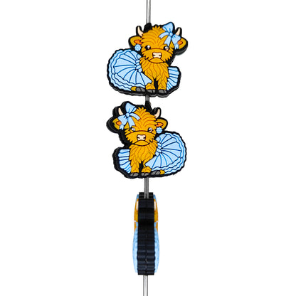 Highland Cow In Skirt Focal