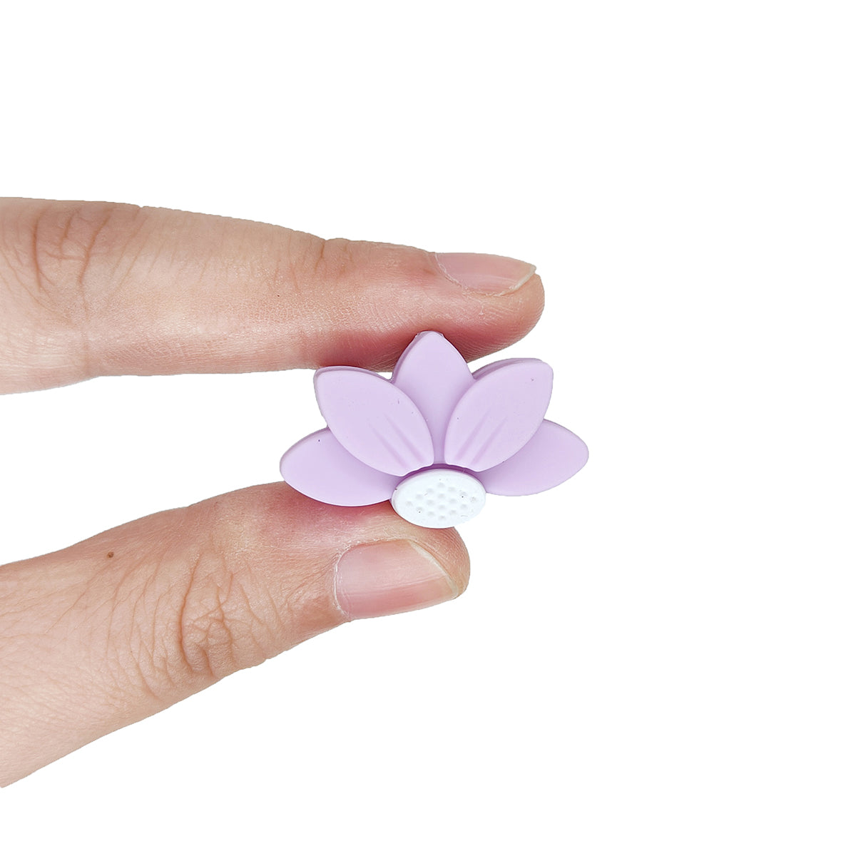 Half Daisy Flower Focal Beads Mix Color