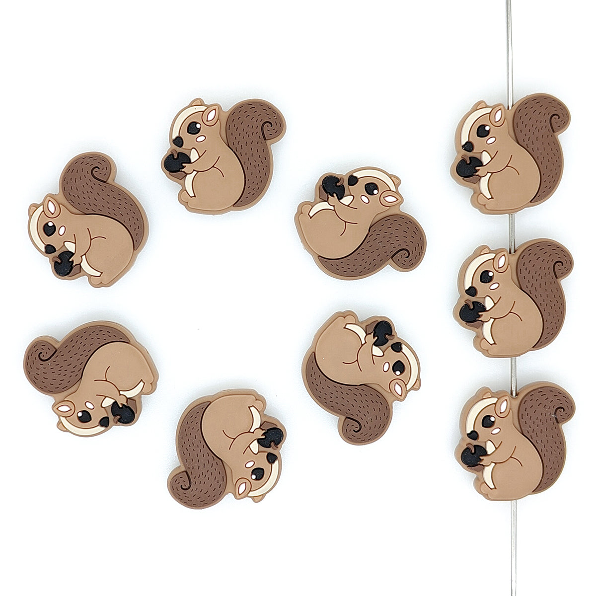 Squirrel Focal Beads